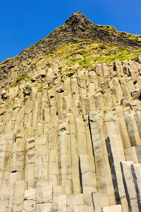 Reynisfjall Mountain and Gardar Basalt Cliffs, Reynisfjara Beach