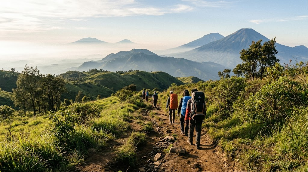 Mengenal Karakteristik Puncak Dieng dan Gunung Prau